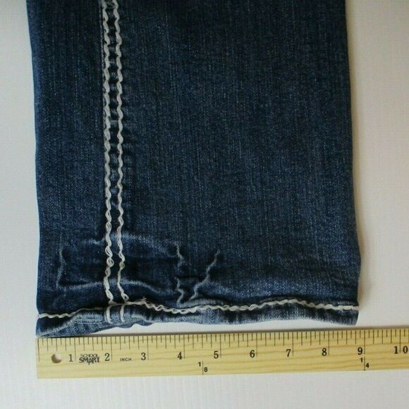 ZCO Jeans Premium Boot Thick Stitched Distressed Flap Pocket Women's Size 11 - Picture 12 of 12
